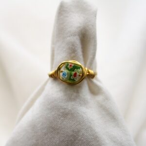 flower-cube-wire-wrapped-ring