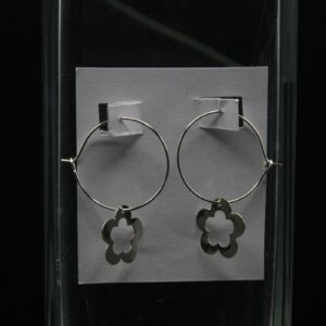 silver-flower-hoop-earrings