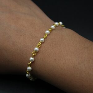 wire-pearl-bracelet
